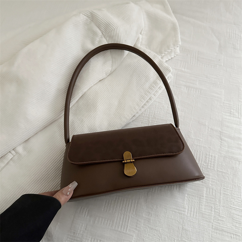 Cross Border Retro Niche Commuting Shoulder Bag Women's Armpit Bag 2026 New Fashion Luxury Bag Leopard Print Designer Bag High-quality Frosted Ha