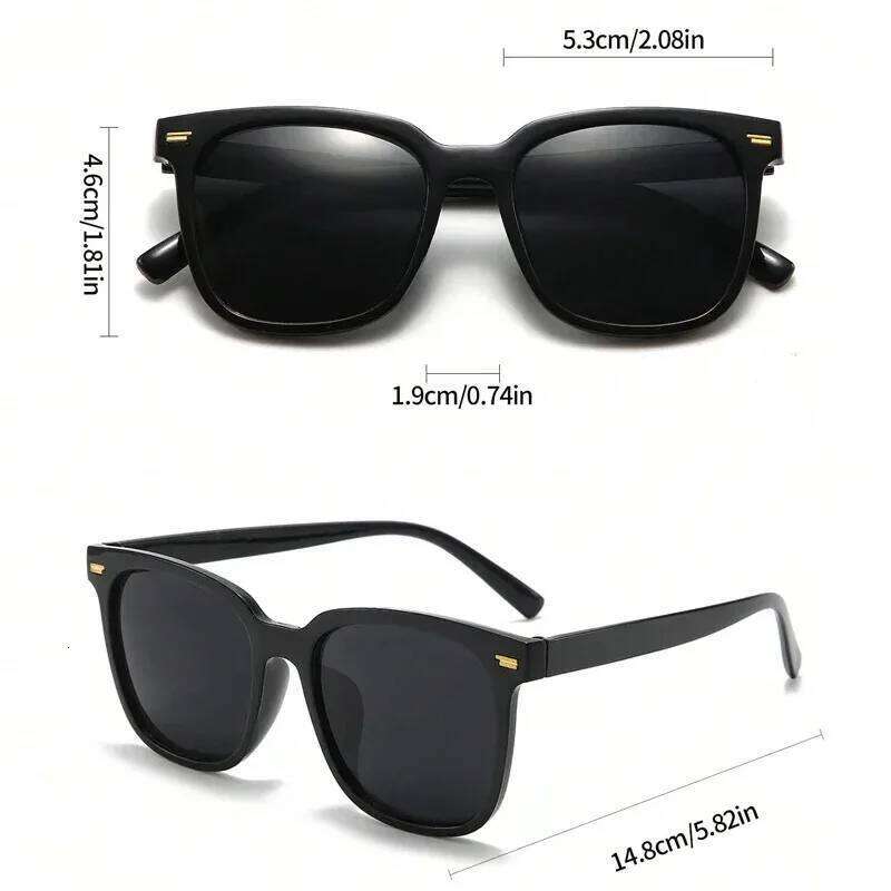Vintage Square Sunglasses For Women Men Rectangle Sun Glasses Oval Eyewear Male Female Outdoor UV Protection Eyeglasses 26Y0302