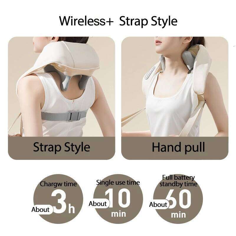 Multifunctional Cervical Shoulder Neck Hot Compress Trapezius Muscle Massager 26Y0307