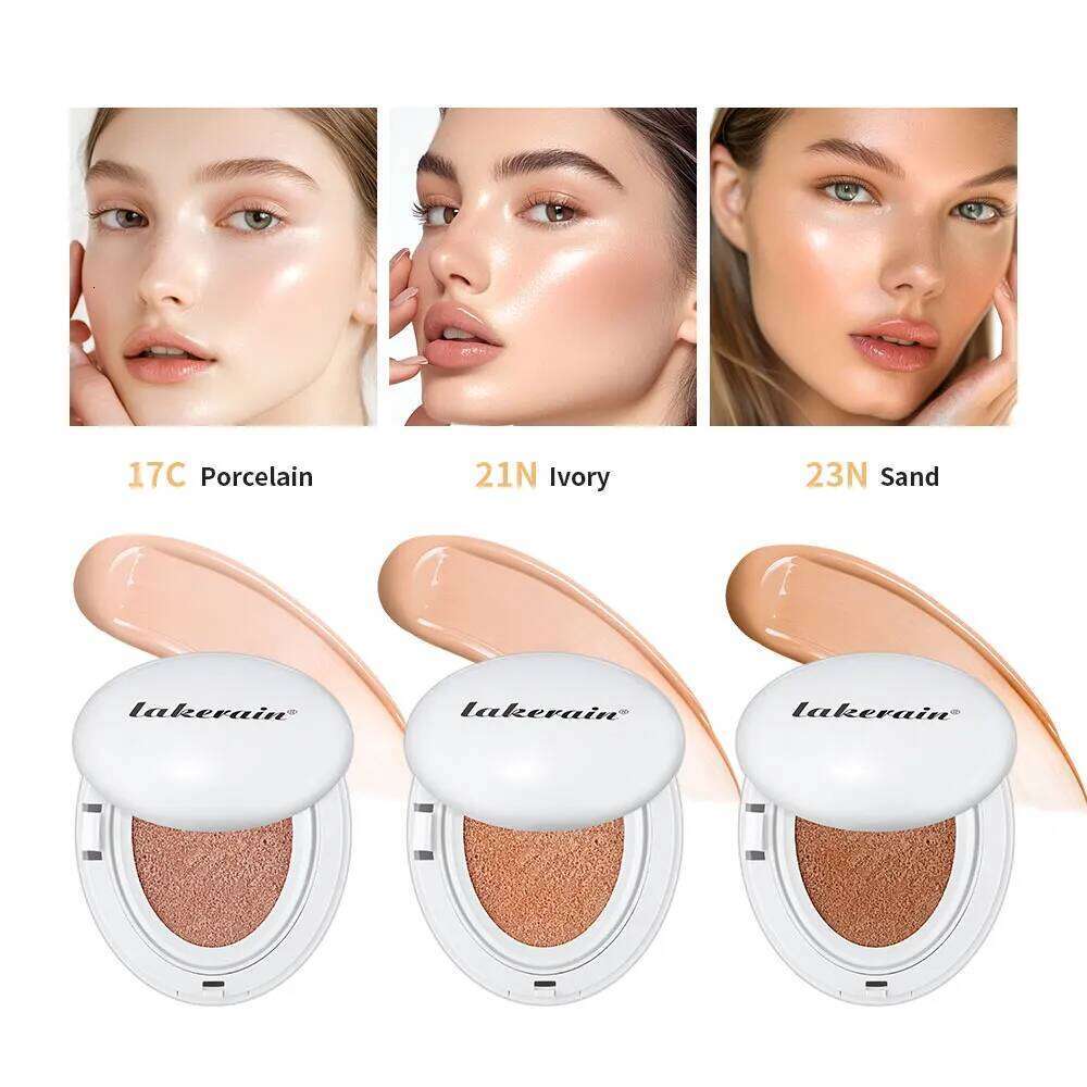 NEW Glow CC Cushion Waterproof Long-lasting Brighten Foundation Cream Women Base Makeup Face Korean Cosmetics 26L0306
