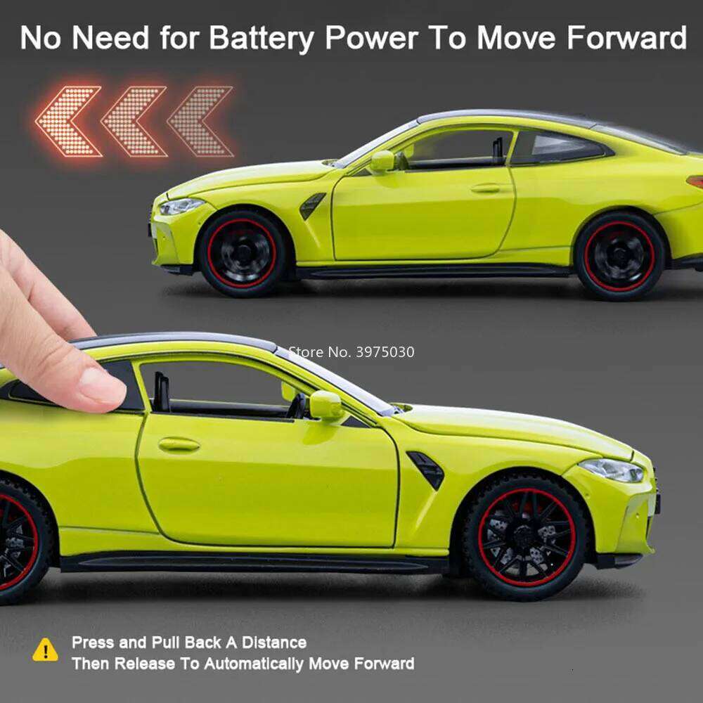 1:32 Alloy M4 MAEXTRO S800 Toy Models Cars Doors Opened Rubber Tires Miniature Car Wheel Pull Back Vehicle for Child Adult Gifts Z260307