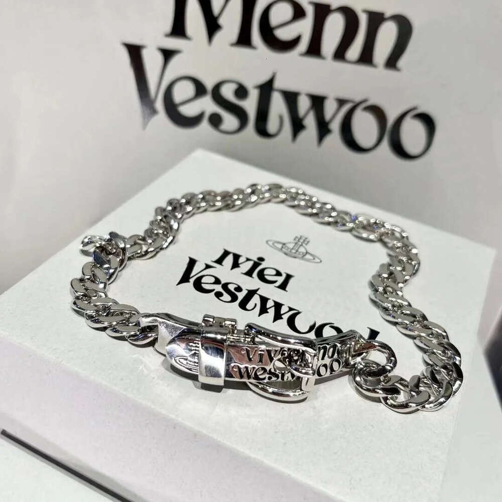 High-Quality Empress Saturn Belt Buckle Cuban Chain Choker Unisex Personality Thick Necklace Jewelry