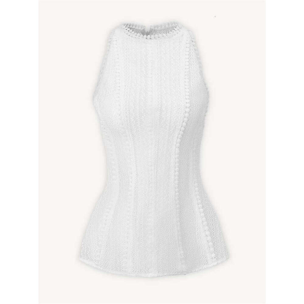 2026 Spring/Summer Women's Designer Style Elegant Goddess Sleeveless Tank Top Layered Long A1 Skirt Set