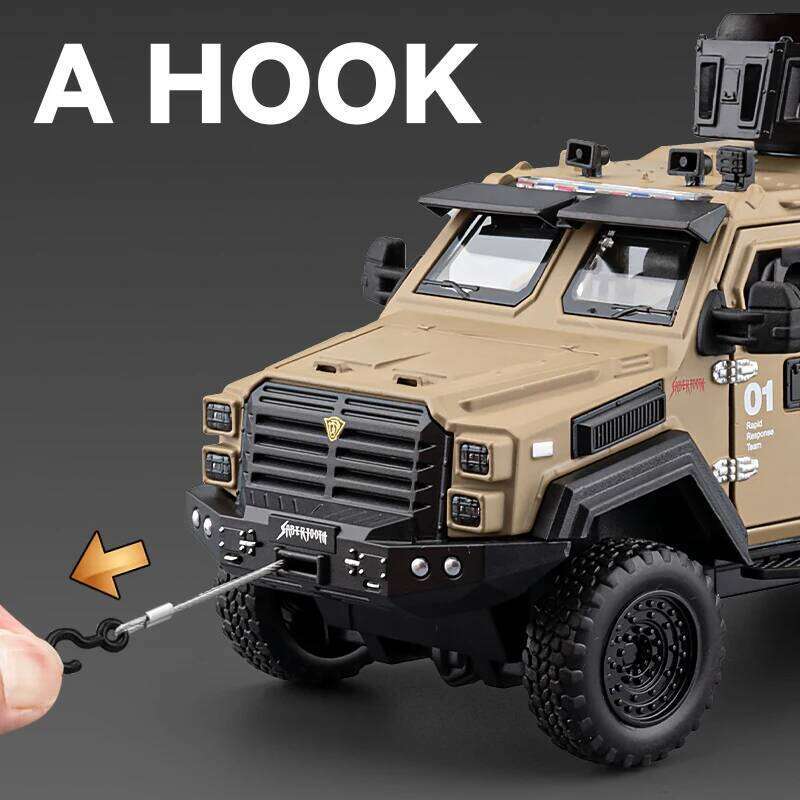 1:32 Ford F-550 Strengthened 4*4 Off Road Special Vehicles Alloy Diecast Model Children's Toy Car Military Series Hobby Gift Z260306
