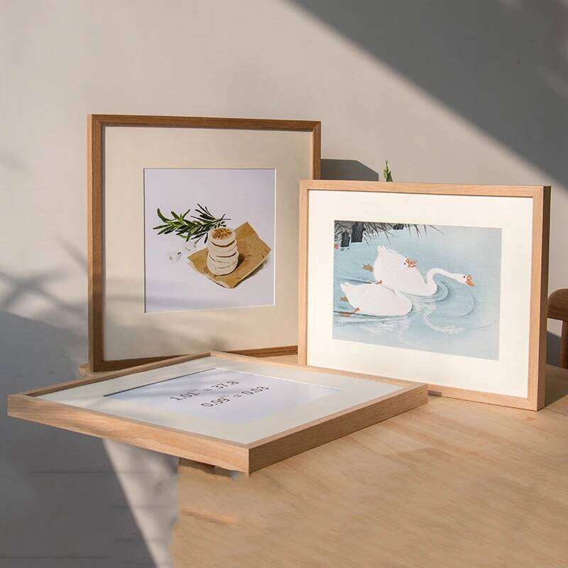 Premium Solid Wood Picture Wall Mount High-Quality Photo Elegant Artwork Display Frame for Home Dcor H260306