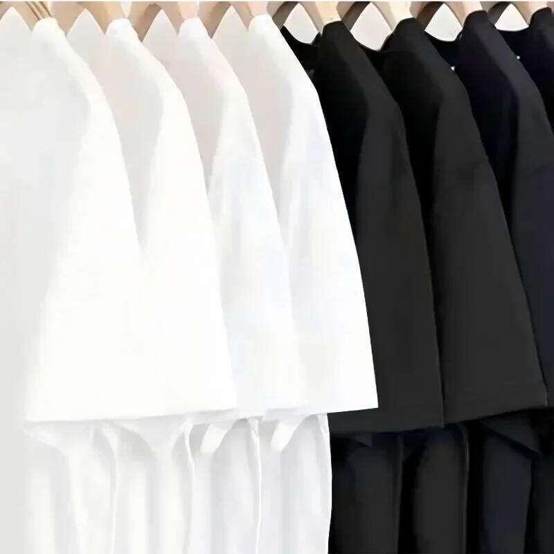 T IF I CAN'T BRING MY DOG I'M NOT GOING Letter Print Tshirt Women Short Sleeve O Neck Loose T-shirt Ladies Tee Shirt XJ260306