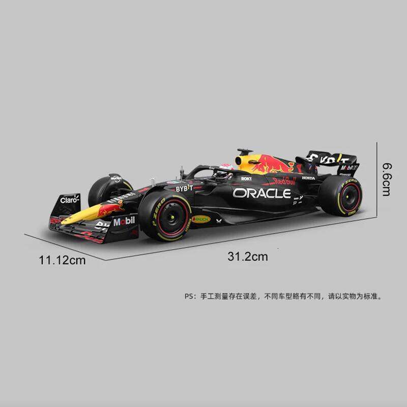 Burago 1:18 F1 Model Regular Version 2023 Red Bull Racing RB19 #1 Verstappen #11 Perez Alloy Car Formula Die Cast Toy Z260306