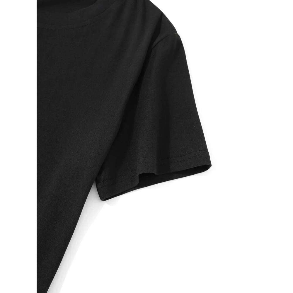 Si no tienes un ANTONIO en tu vida Letter Print T-shirt, Short Sleeve Crew Neck Casual Top For Summer & Spring, Women's Clothing XJ260306