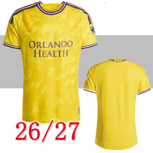 2026 2027 Orlando City SC Soccer Jerseys Kids Kit Man 26 27 Football Shirt Primary Home Purple The Wall Away White Legacy F.TORRES L.MURIEL OJEDA JANSSON