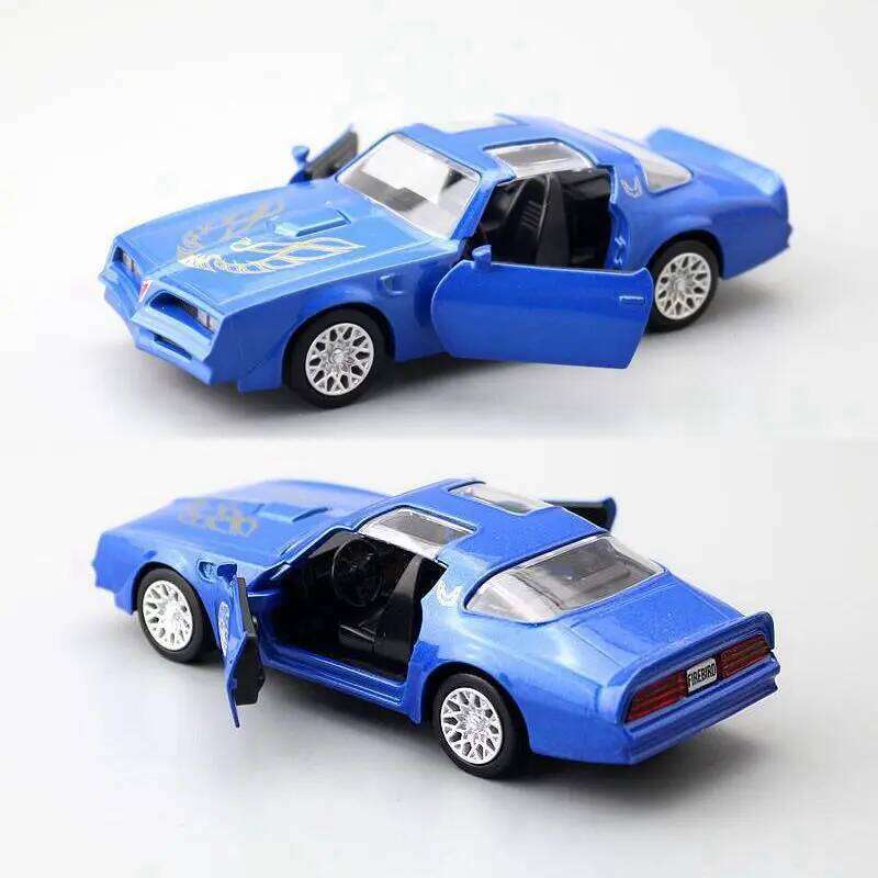 1:36 PONTIAC Firebird Alloy Sports Diecast Metal Race Vehicles Car Model High Simulation Collection Toy Gift Z260307