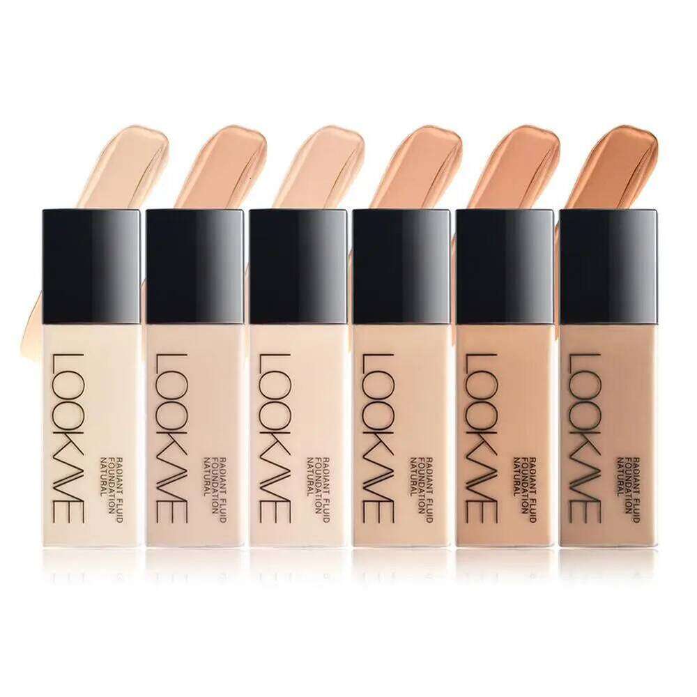 LOOKAVE Long Lasting Full Coverage Natural Matte Liquid Foundation Moisturizing Concealer CC Cream Base Makeup 26L0306