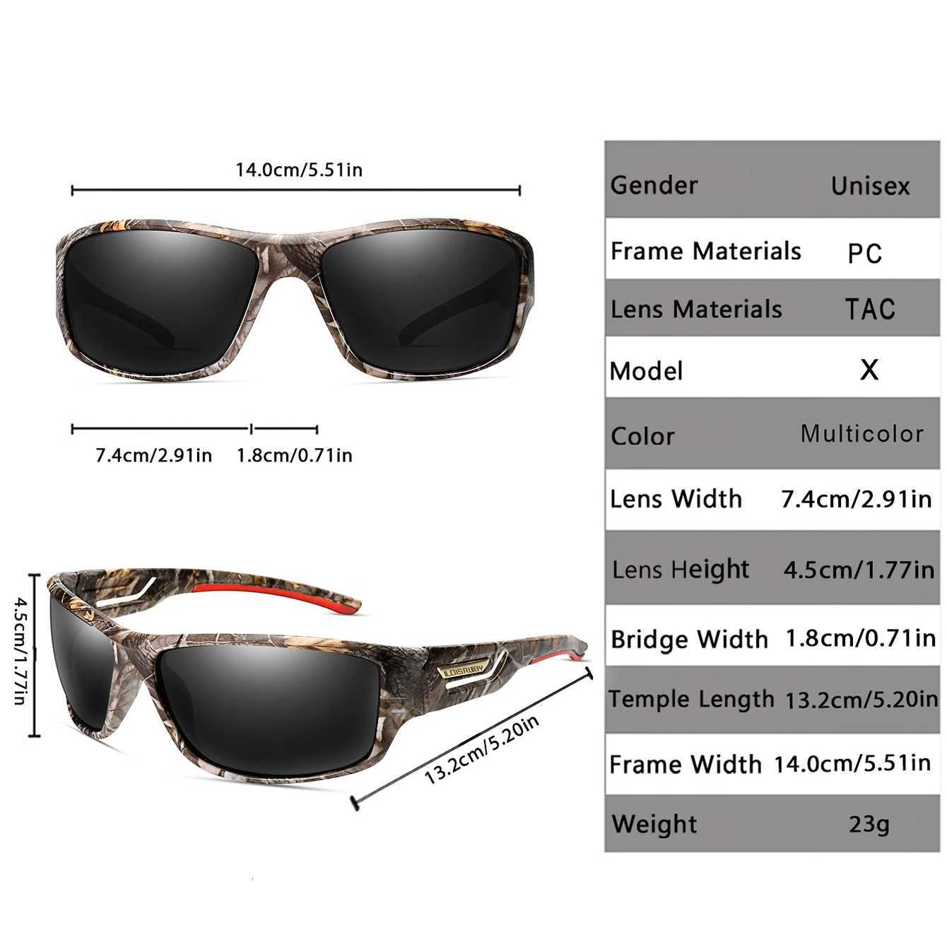 3 PACKS Classic Luxury Polarized Sunglasses Sports Vintage Camouflag Men Women Fashion Fishing Driving Travel Male Eyewear UV400 S260304