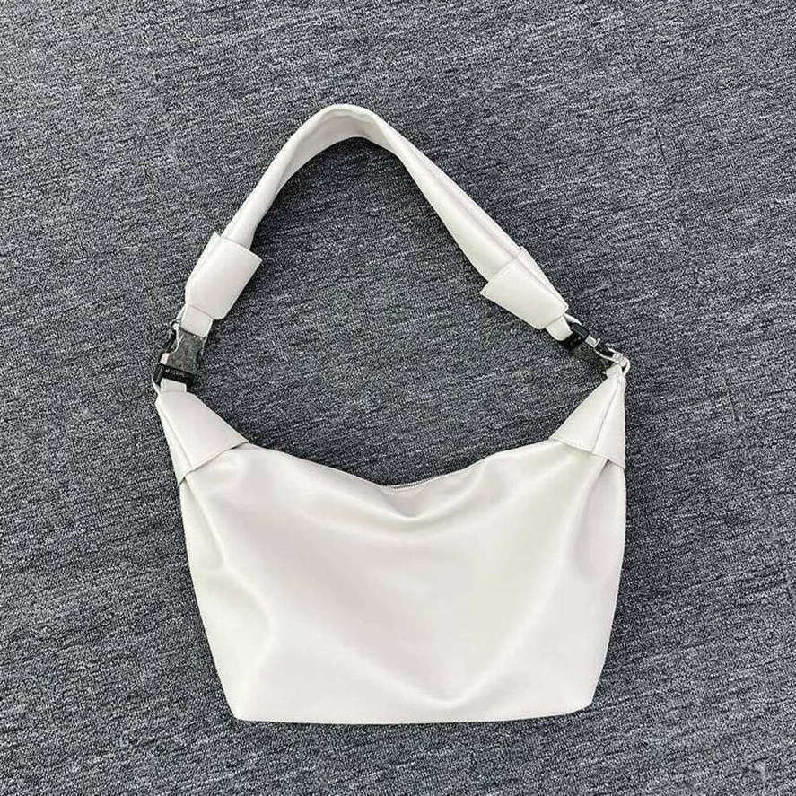 OLOEY New Versatile Soft Leather Men's Dumpling Casual Shoulder Crossbody Bag Female Capacity Totes Hobos Handbags Large Practical Bags