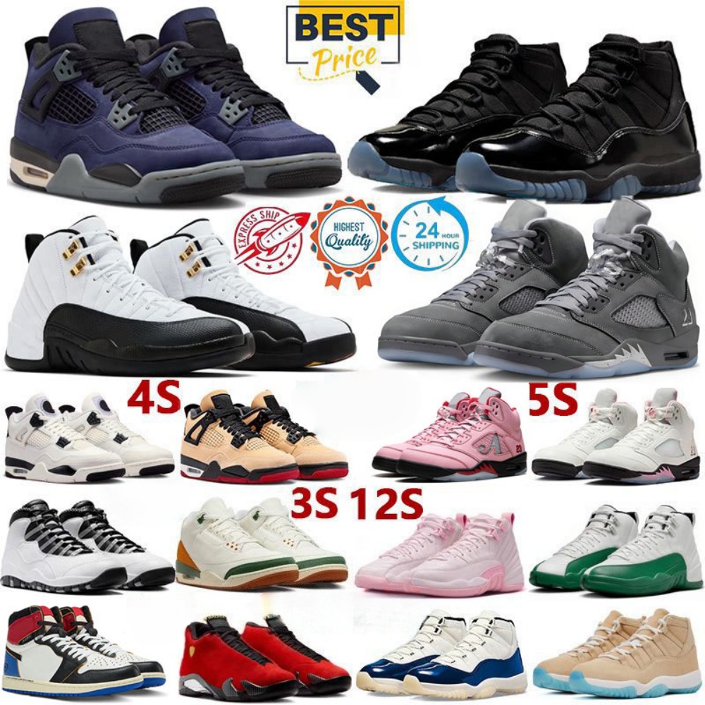 big size shoes 14 15 16 4s with box Basketball Shoes pizza Lakers Sierra Red 11s Gamma Blue 12s Taxi pink Bucks 5s Wolf Grey Grape Fire Red 1s Sail Black 3s Gorge Green red