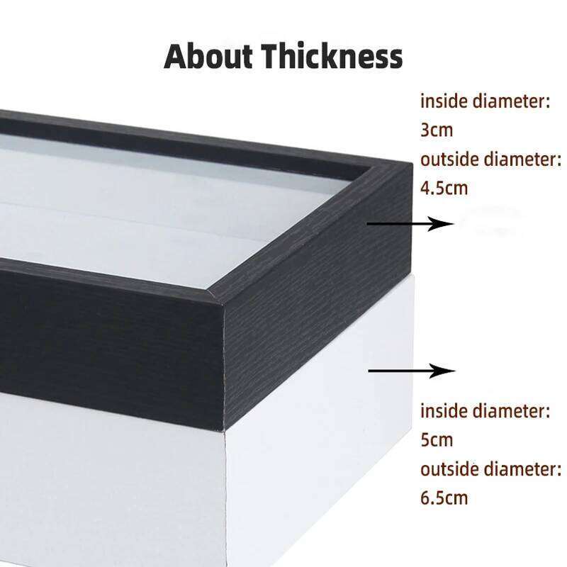 Shadow Box 3D Hollow 3cm 5cm Photo Frame Dried Flower Specimen Holder Handmade DIY Handwork Display Home Decoration H260306