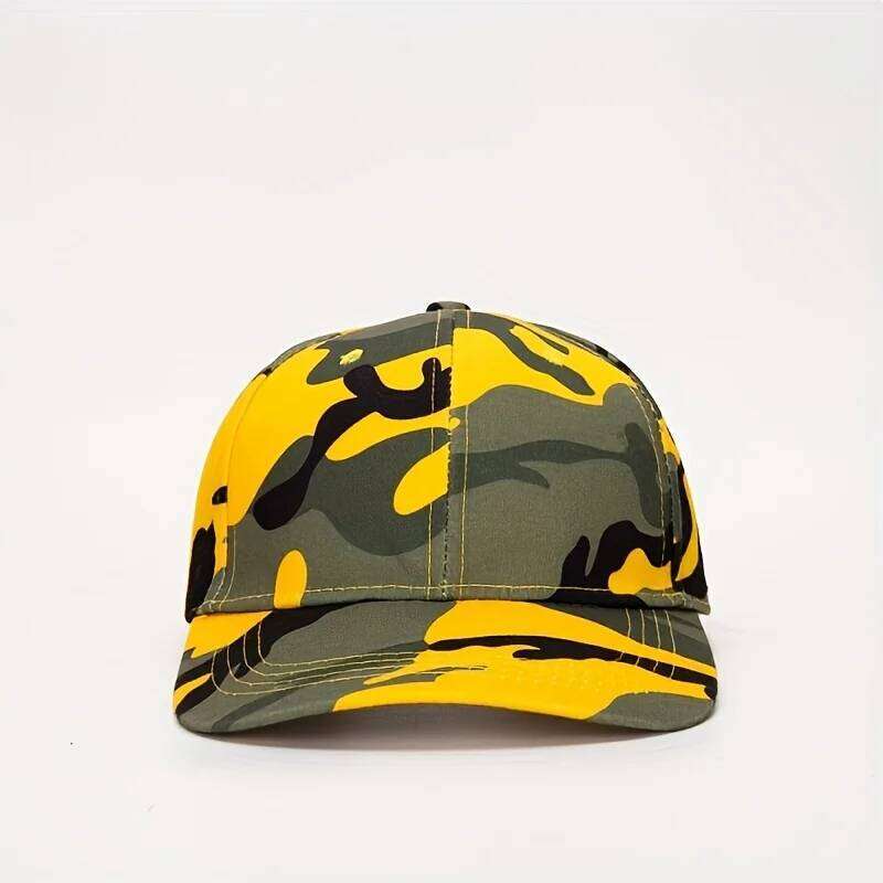 1PC camouflage baseball cap - breathable, adjustable, suitable for outdoor sports and casual wear Y260304