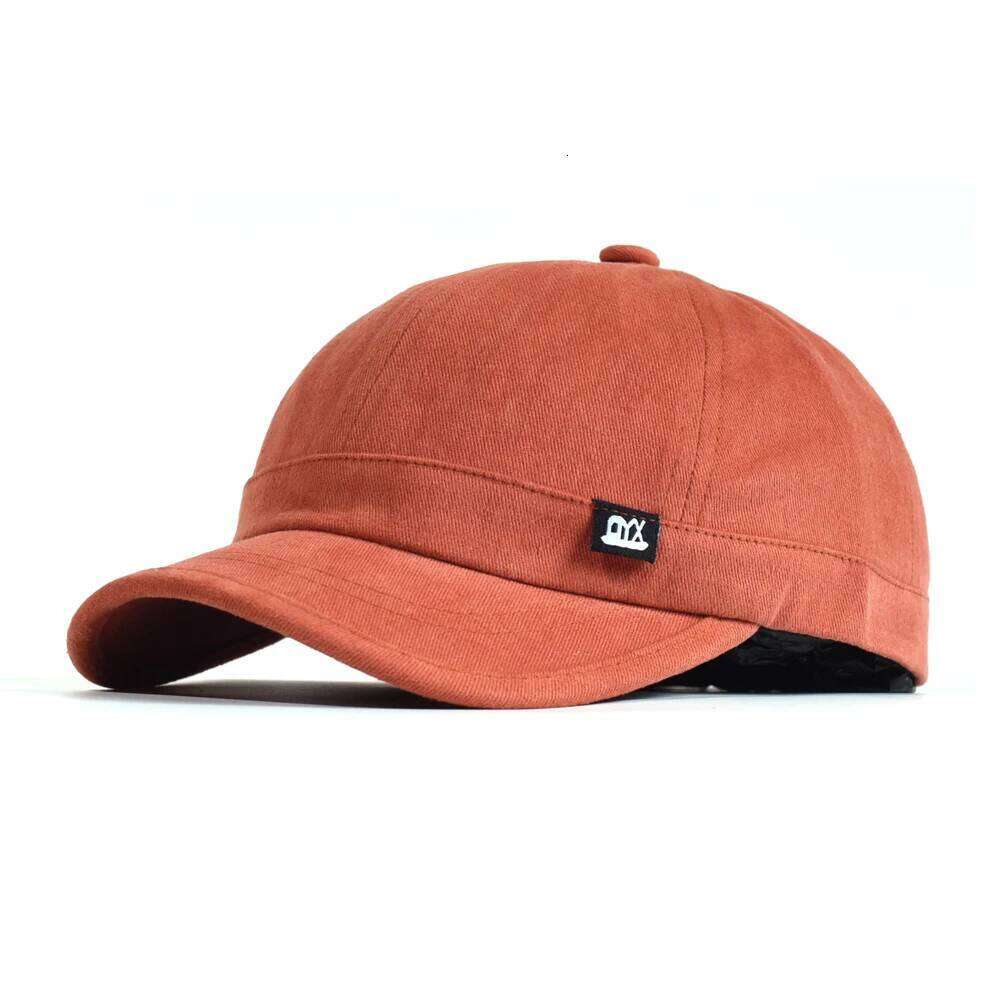 Vintage Short Brim Baseball Cap Cotton Men Women Soft Dad Hat Adjustable Trucker Style Low Profile Caps Y260304