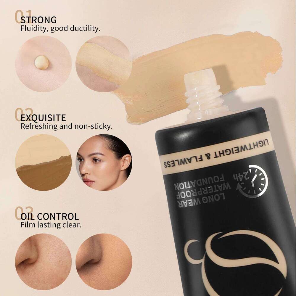 Ocheal 60g Full Coverage Foundation Cream Bronze Long Lasting Face Care Matte Sheer Liquid Concealer Contouring Makeup Cosmetics 26L0306