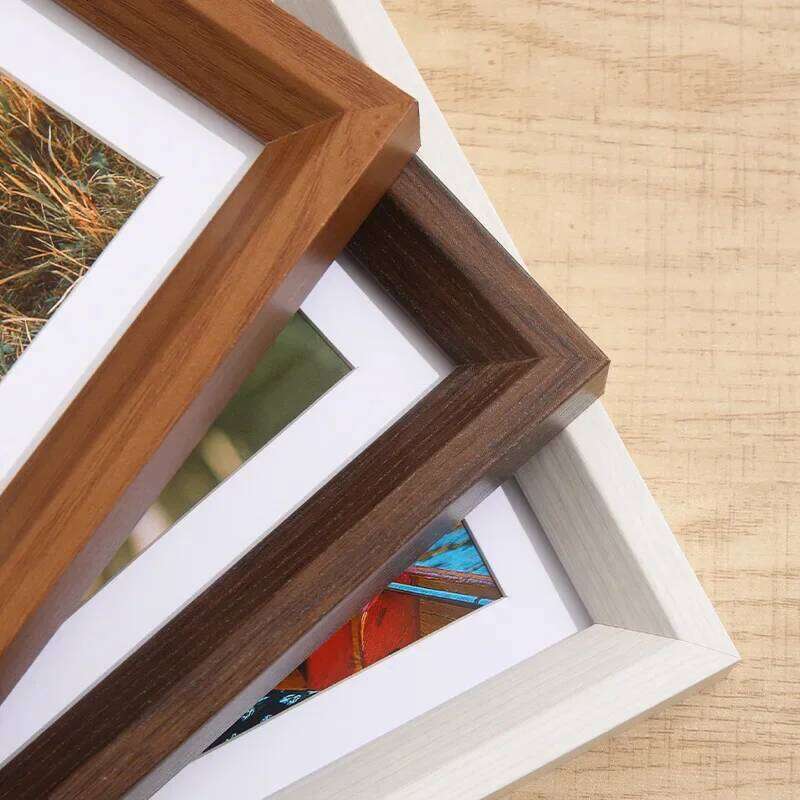Nordic Wooden Photo Minimalist A3 A4 Frame Pictures for Wall Bedroom Living Room Ornament Christmas Gift Home Decor H260306