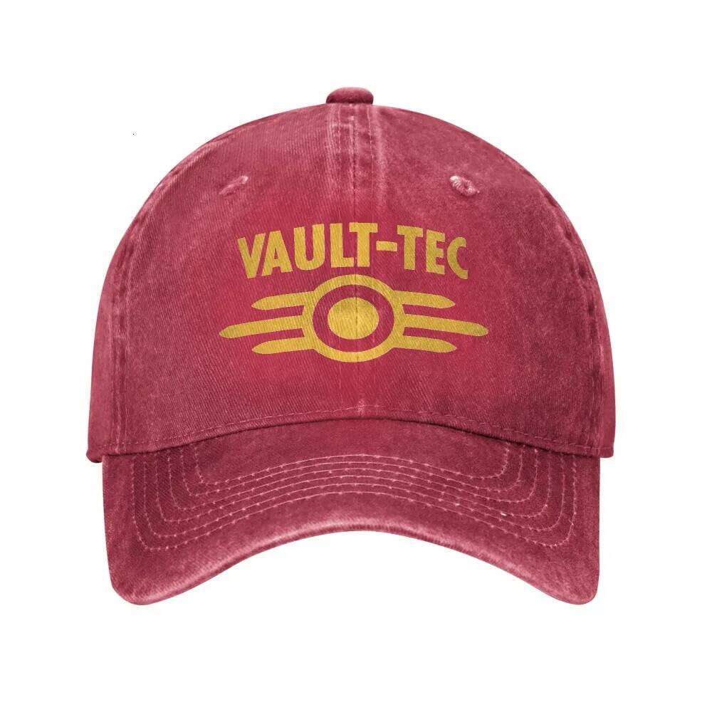 Vault Tec Logo Fallouted Game Sun Cap Unisex-Teens Design Hip Hop Hat Summer Trendy Tennis Skate Hot Sale Baseball Caps Y260304