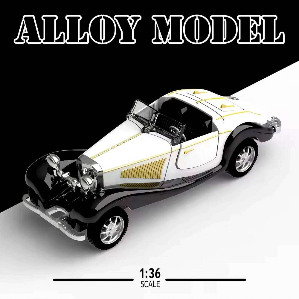 1:36 Alloy Mini Stylish Car Model with Open Doors and Pullback Action, Durable Plastic/Metal No Battery Needs - Ideal Gift Z260306