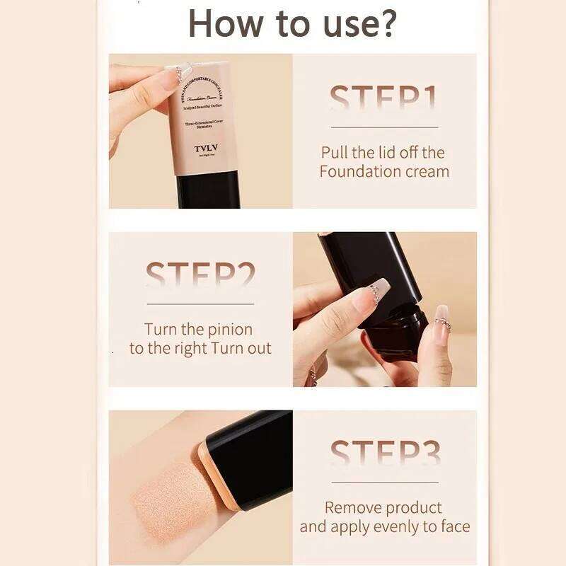 TVLV eraser foundation make-up stick 20g,with brush to brighten skin liquid foundation,non-marking,long-lasting makeup concealer 26Li0306
