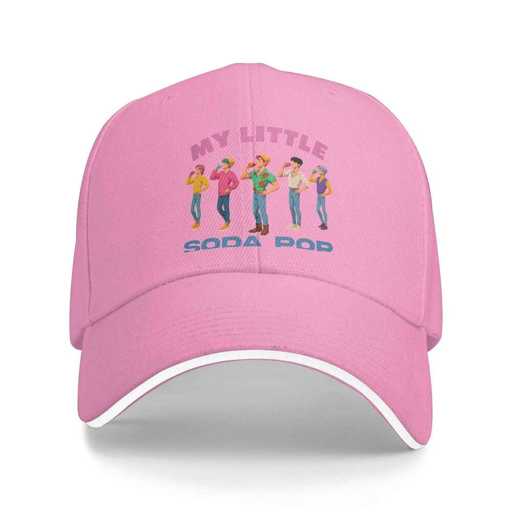 My Little Soda Pop Saja Boys Kpop Demon Hunters Casual Baseball Cap Running Hippie Hip Hop Hats Summer Adjustable Women Men Y260304