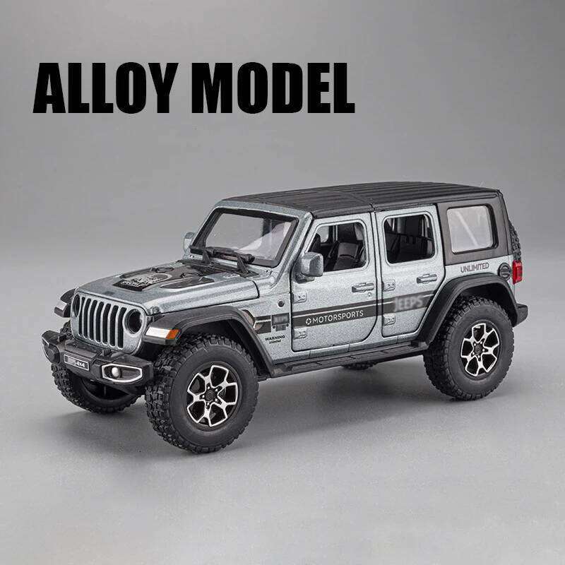 1:32 Jeeps Wrangler Sahara Off-Road Alloy Model Toy Diecasts Metal Casting Sound and Light Car Toys For Children Vehicle Z260306