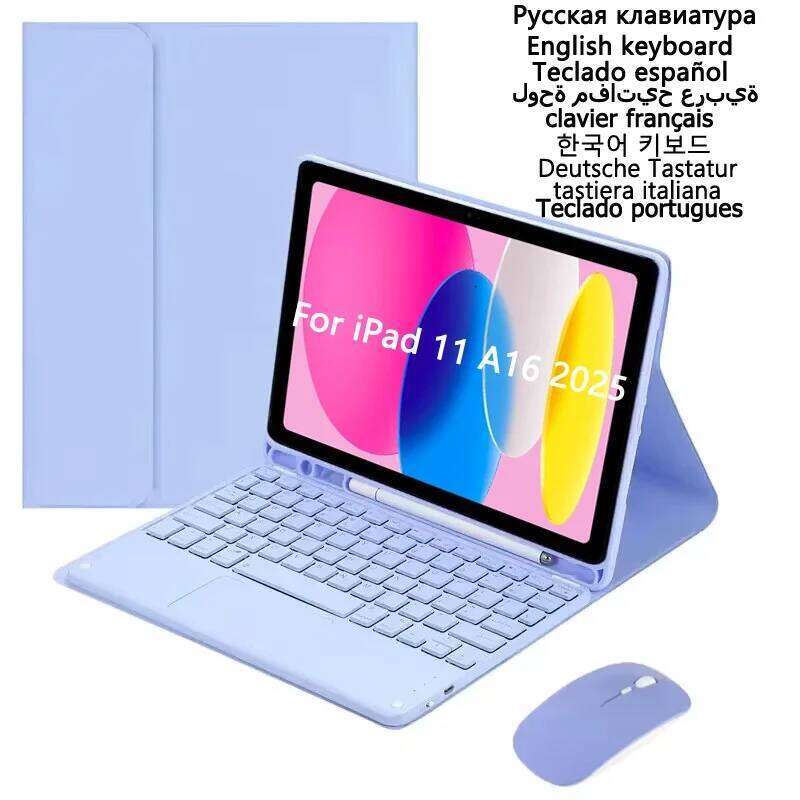 Case A16 11 inch 2025 Touchpad Keyboard for iPad 11th Generation Cover with Pencil Slot Stand 26Y0307