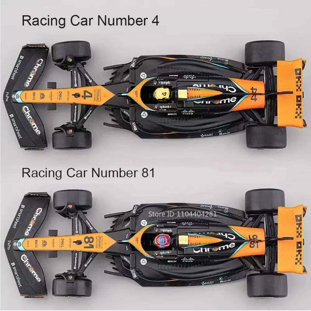 1:24 Scale MCL MCL60 F1 Alloy Formula Sports Car Miniature Model Toys Diecast Cars Front Wheel Steering Vehice Figure Collection Z260306