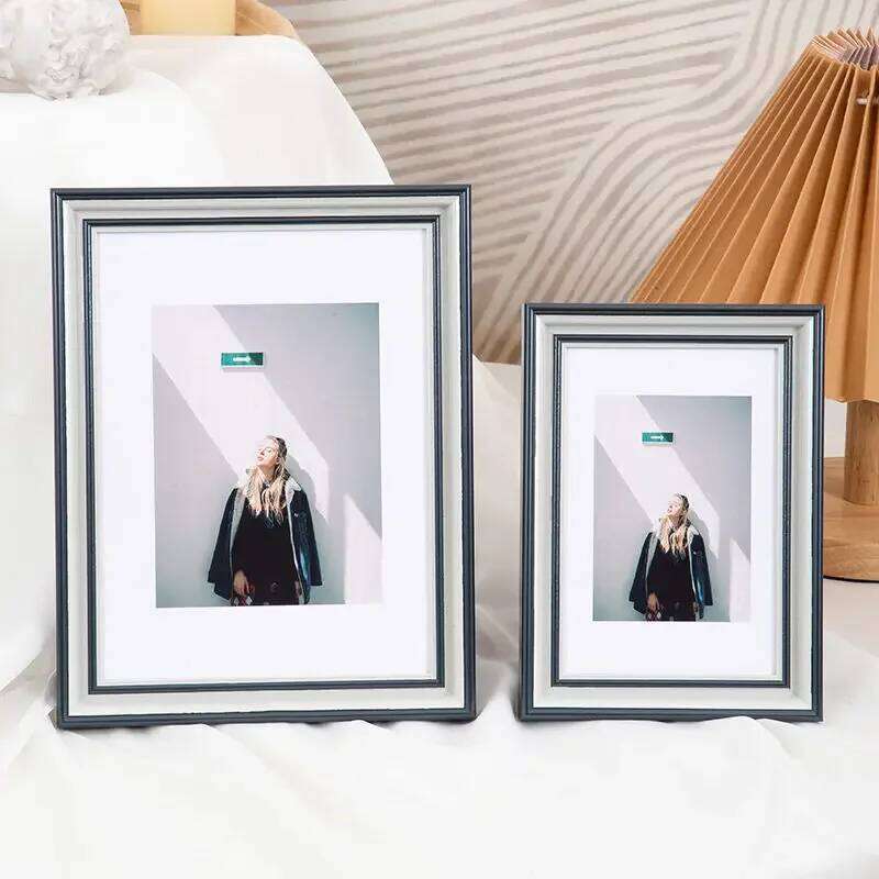 5-10 Inches Table High-level Light Luxury Desktop Photo Home Decoration Can Be Hung on The Wall Picture Frame H260306