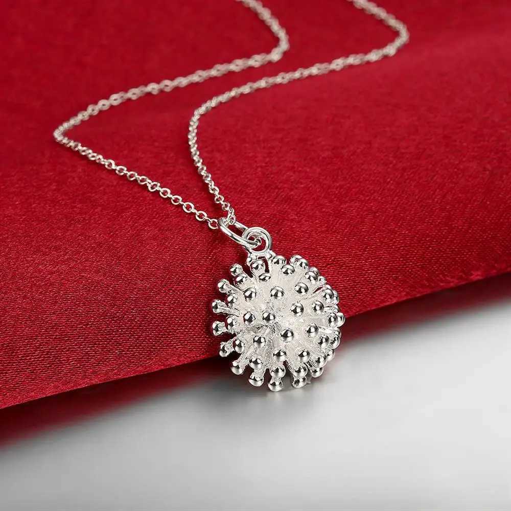 925 Sterling Silver Necklace Earring Rings Jewelry Set For Women Fireworks Pendant Bangle Hot Charm Fashion Party Gift H260307 - view 6