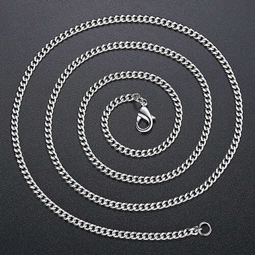 Tianmi Necklace, High-Quality Gold-Plated Copper Cuban Chain Necklace for Men, Hip-Hop Style, Export Product