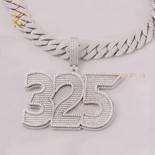 Dazzling Custom Moissanite Diamond Pendant Unique Hip Hop Style Pendant Luxury Statement Jewelry For Confident Men And Women