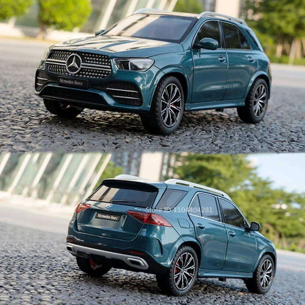 1:24 GLE350 GLS63 Miniature Model Toy Alloy Diecast Door Opened Sound Light Pull Back Front Wheel Steering Car Holiday Gifts Z260306