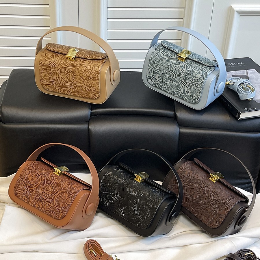 New Fashion Handbag Versatile Shoulder Luxury Bag Crossbody Bag Designer Bag Cross-border Trade Source Factory Simple Color-block Small Square Bag For