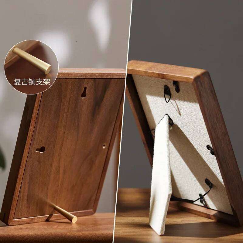 Modern Solid Wood Photo Mortise and Tenon Joint Design Advanced Mini Picture Frame Room Wall Home Decor Porta Retrato FYPF H260306