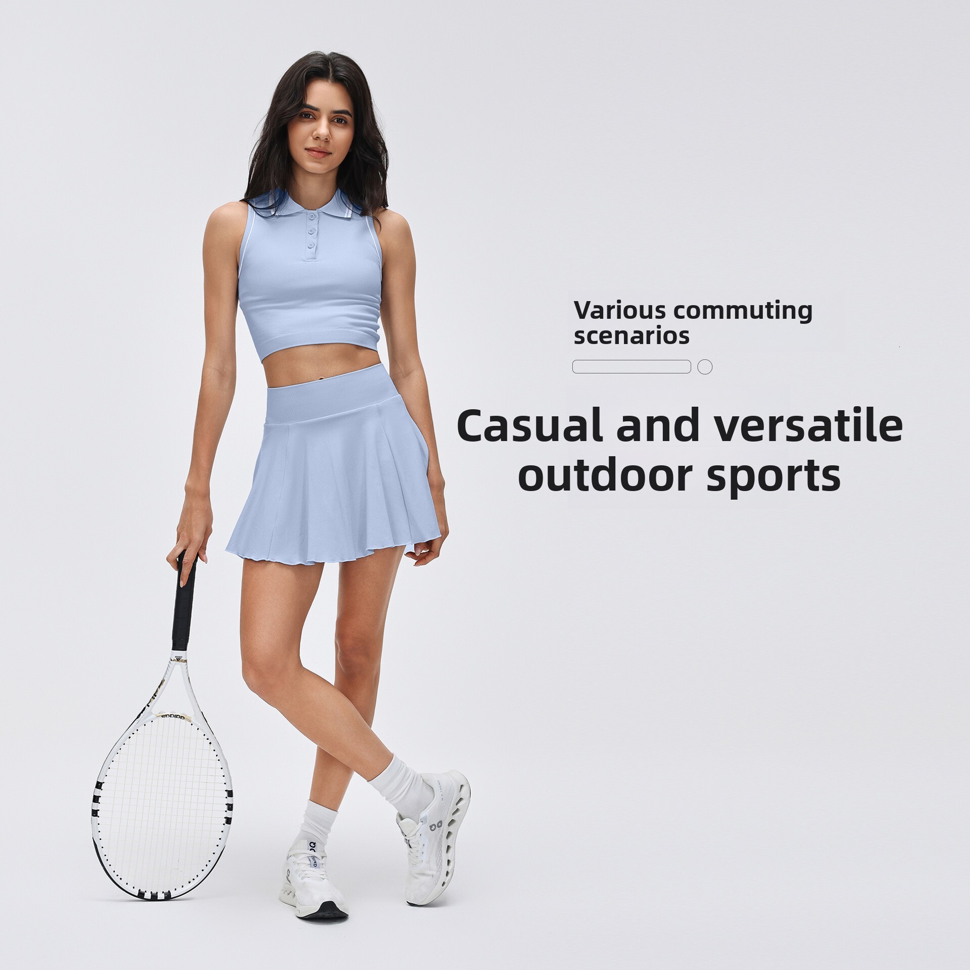 Seamless Color-Block Button Turn-Down Collar Sports Vest for Women Fashionable Versatile with Chest Pad Fitness Yoga Top