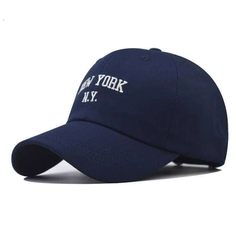 Fashion Letter Embroidered Soft Top Baseball Cap for Women Men Casual Cotton Outdoor Sport Adjustable Hats Y260304