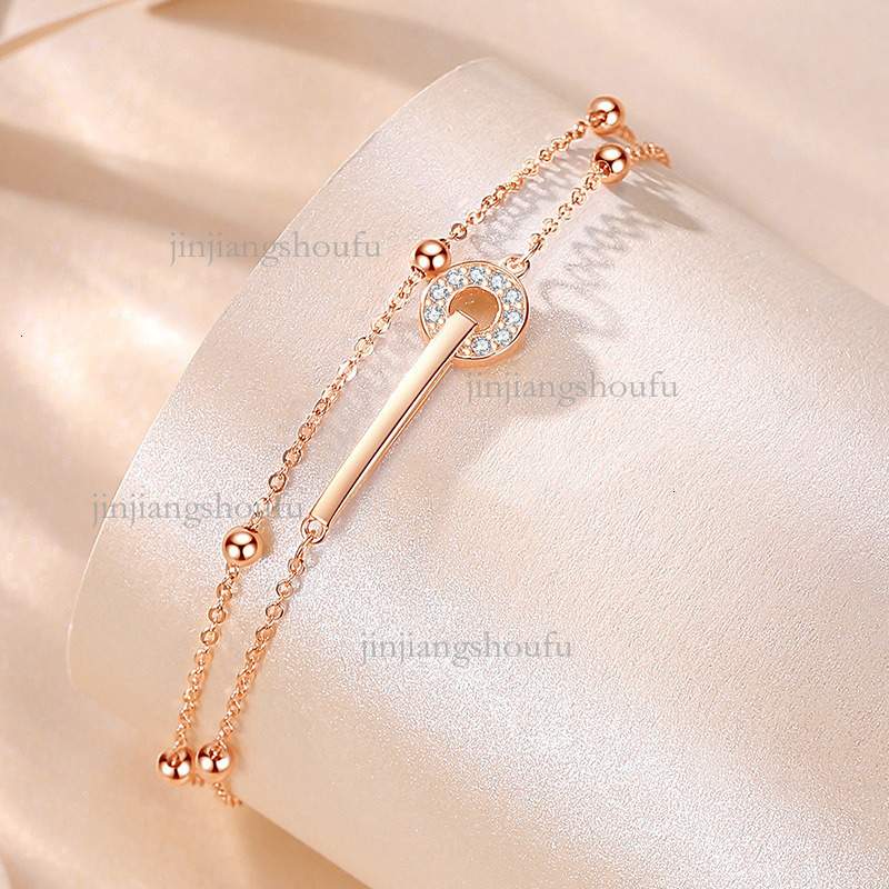 2026 Designer Sparkling Zircon Splicing Bracelet Luxury Fashion Brand Women's Jewelry S925 Pure Silver One Line Diamond Double Layer Ring Buckle 