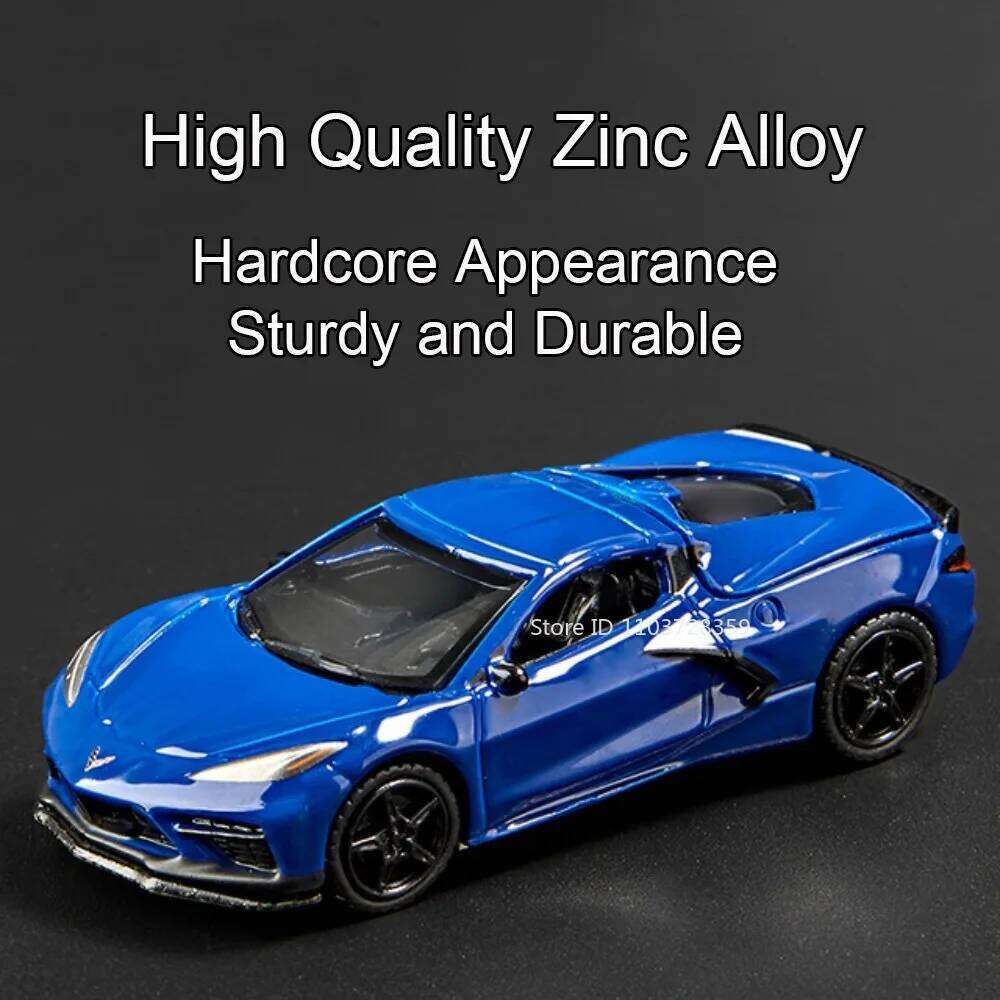 1:64 Scale Daytona Firebird T1 GT500 JDM Model Toy Supercars Metal Diecast Hood Opened Miniature Sports Cars for Kids Gifts Z260306