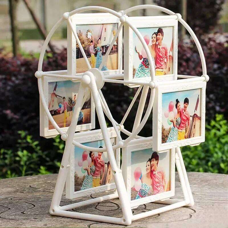 Rotating Windmill Ferris Wheel 5-inch Children's Photo Display Picture Frame Decoration Living Room and Bedroom H260306