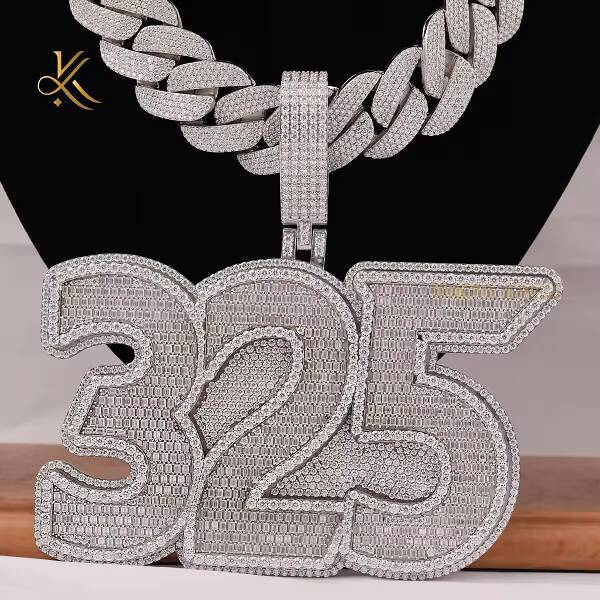 Dazzling Custom Moissanite Diamond Pendant Unique Hip Hop Style Pendant Luxury Statement Jewelry For Confident Men And Women