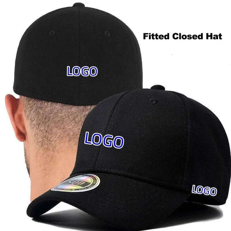 Custom Logo Sport Full Closed Fitted Baseball Cap Hat Dad Hats Outdoor Golf for Wen Women Hip Hop Snapback Visor Caps Y260304