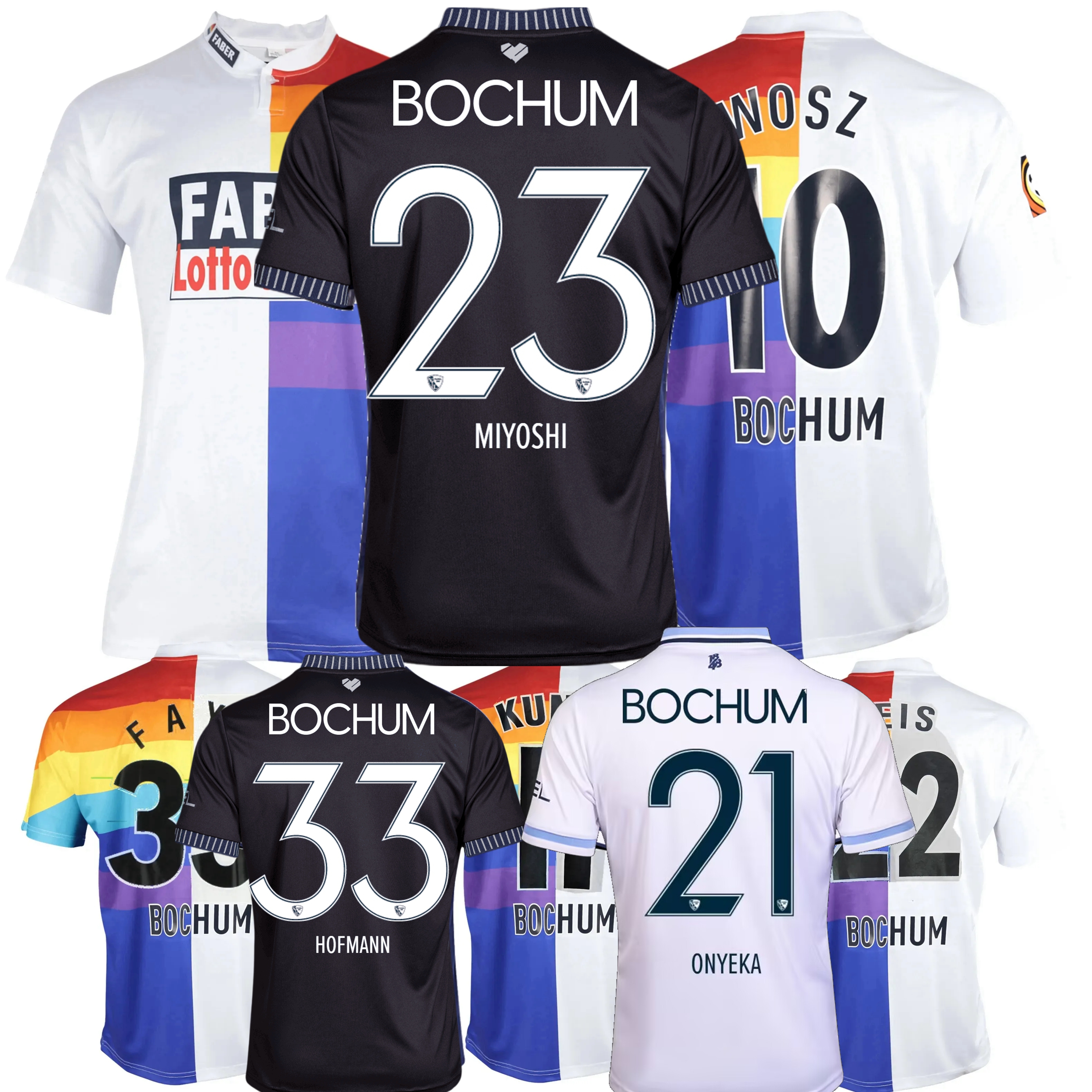 Retro classic 1997 1998 1999 VfL Bochum soccer jerseys 2025 2026 WOSZ KUNTZ DE WIT MIYOSHI DASCHNER LOSILLA ONYEKA LENZ BERO football shirt