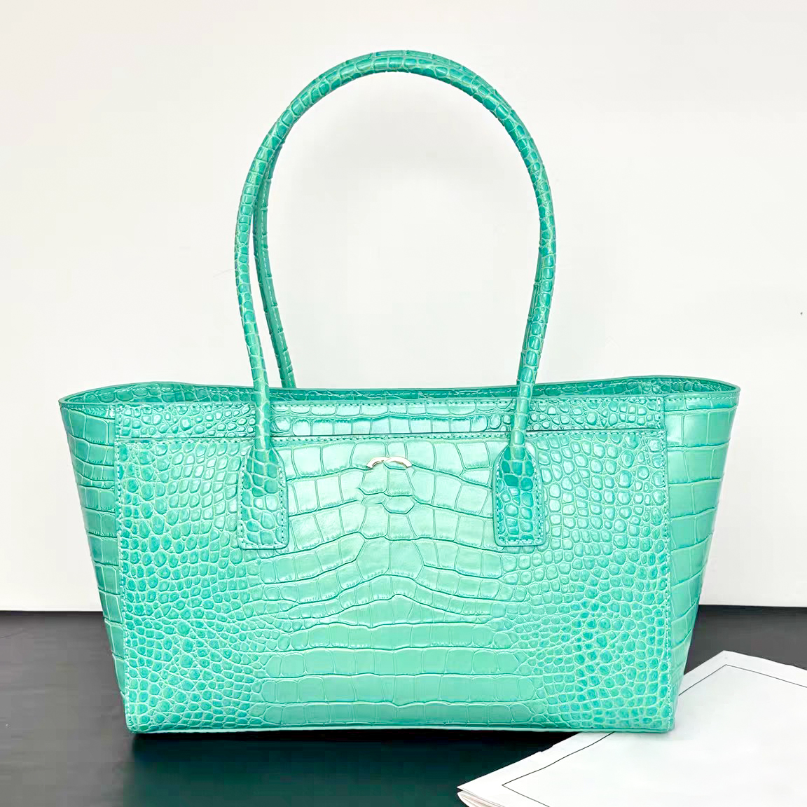 Dhgate Crocodile pattern Leather Designer shop bag tote Womens man Clutch Luxury diaper Bag Crossbody Shoulder purse and handbag travel weekend armpit beach bags