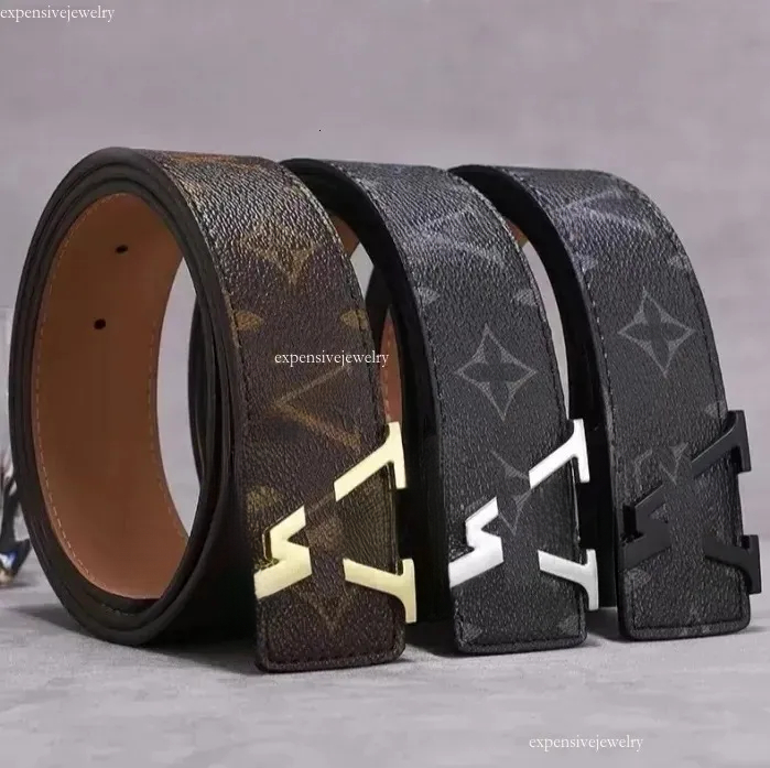 Designer Louissly Vuittions Belt For Men Band Fashion Multicolor Individual Metal Buckle Is Optional Personality 59F