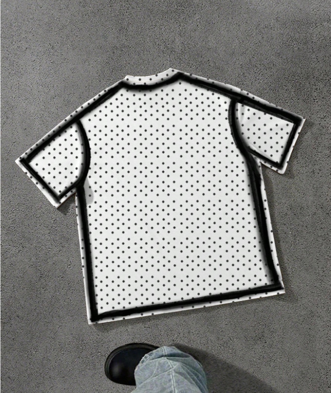 Trendy printed short-sleeve for men retro-style T-shirt with niche design trendy brand short-sleeve top loose and comfortable