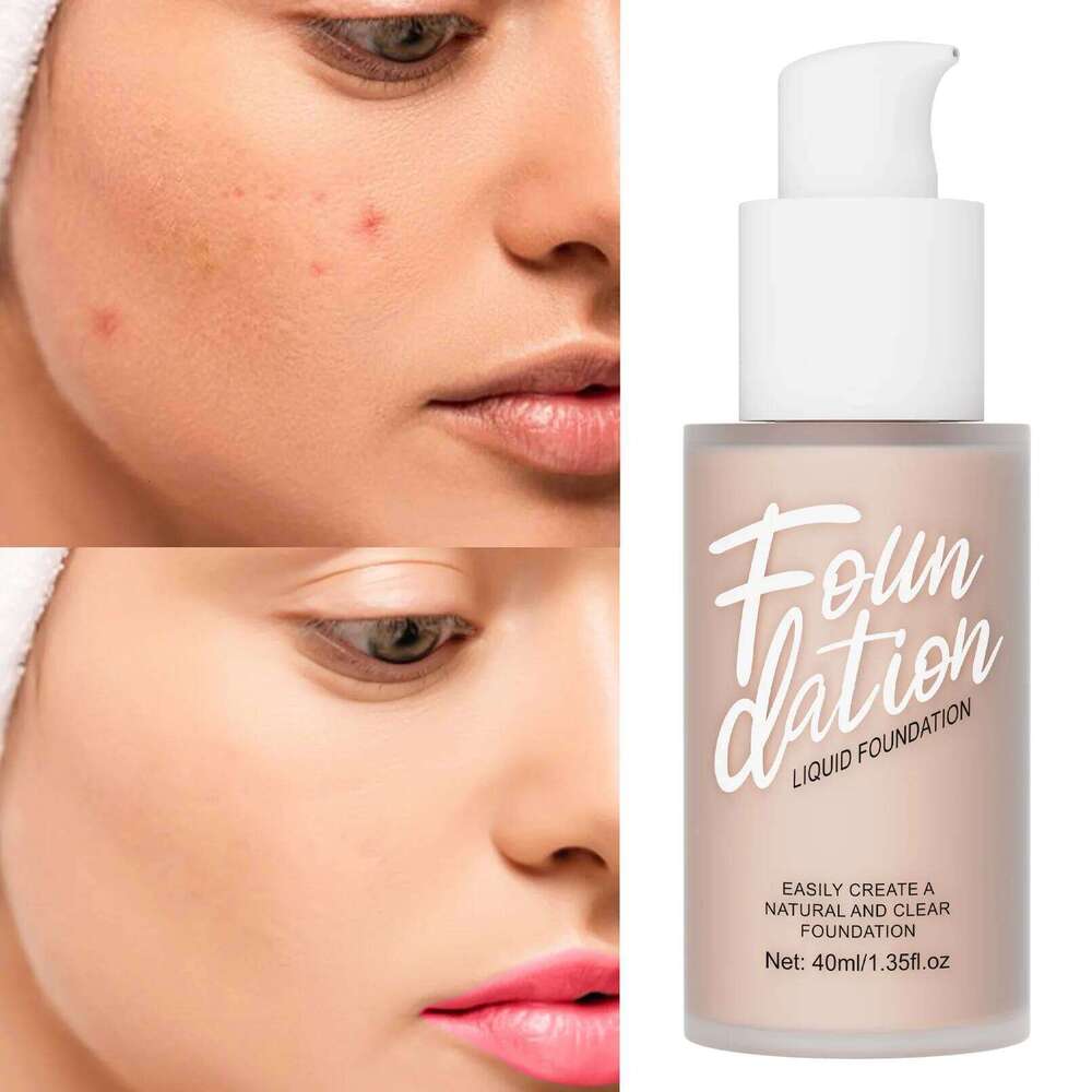 Waterproof Matte Liquid Makeup Cream Cover Dark Circle Corrector Concealer Whitening Face Foundation Cosmetics 26L0306