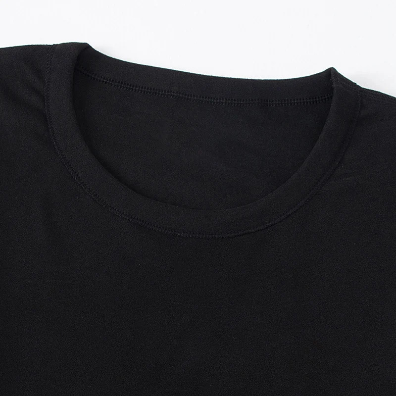 41 Piece Autumn And Winter Mens Solid Color Round Neck Warm Base Top Youth Middleaged Comfortable Casual Long Sleeved Tshirt 260302